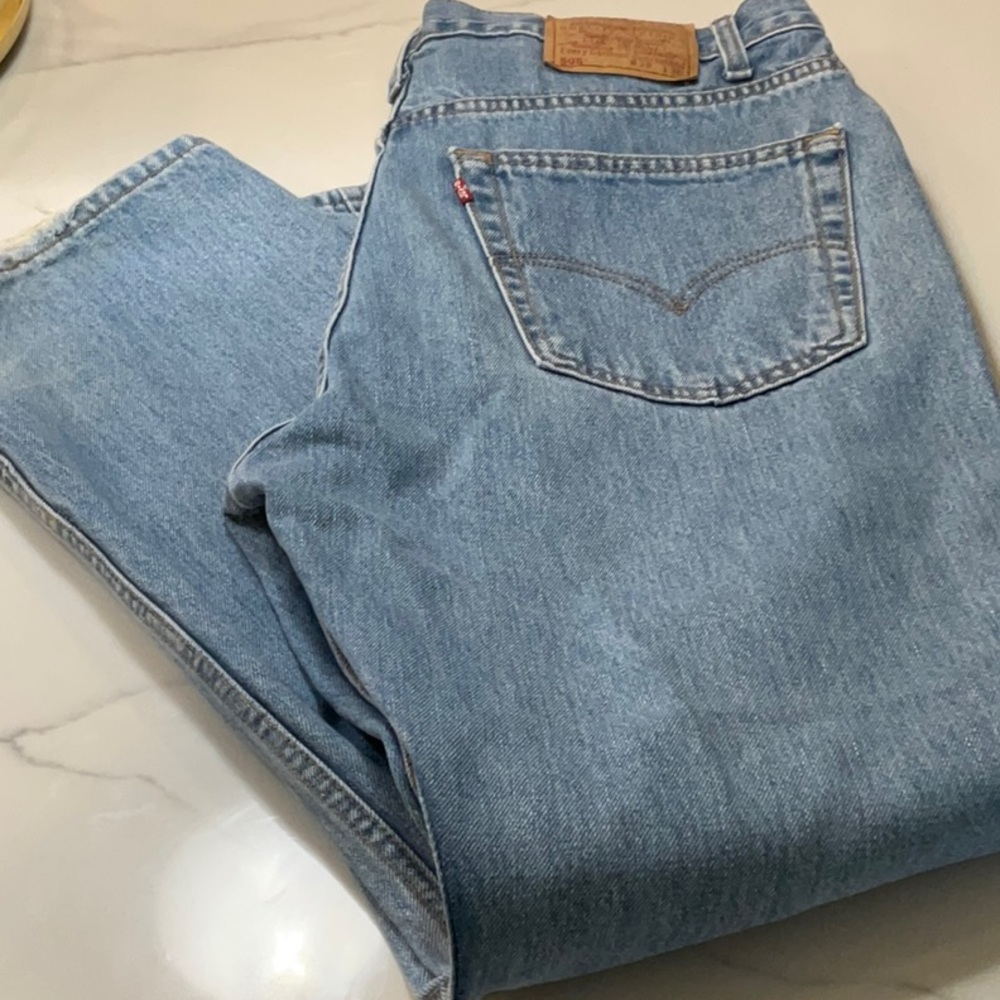 - Levi’s 505 vintage jeans black label . See pics please.